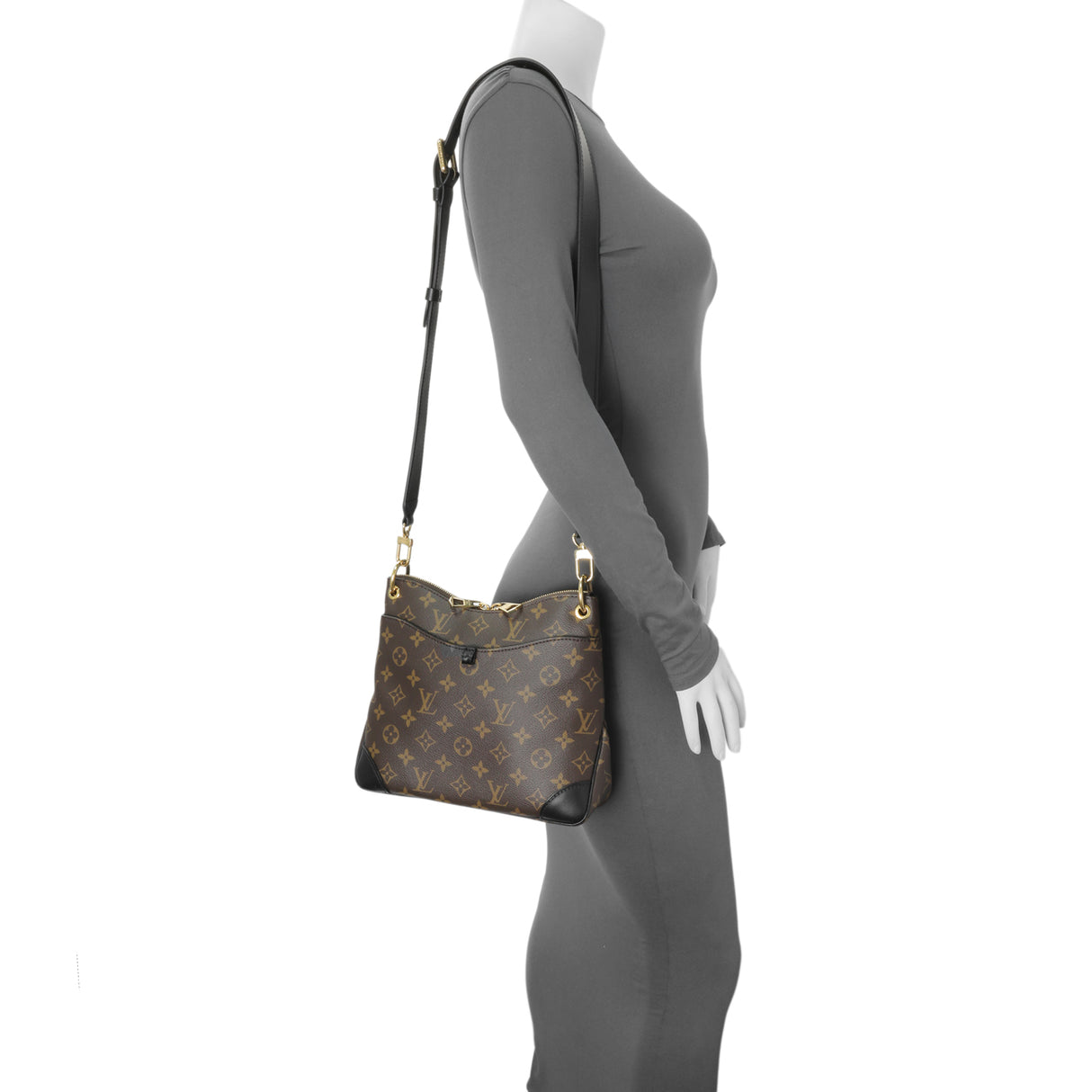 Louis Vuitton Monogram Odeon PM Black Handbags Louis Vuitton