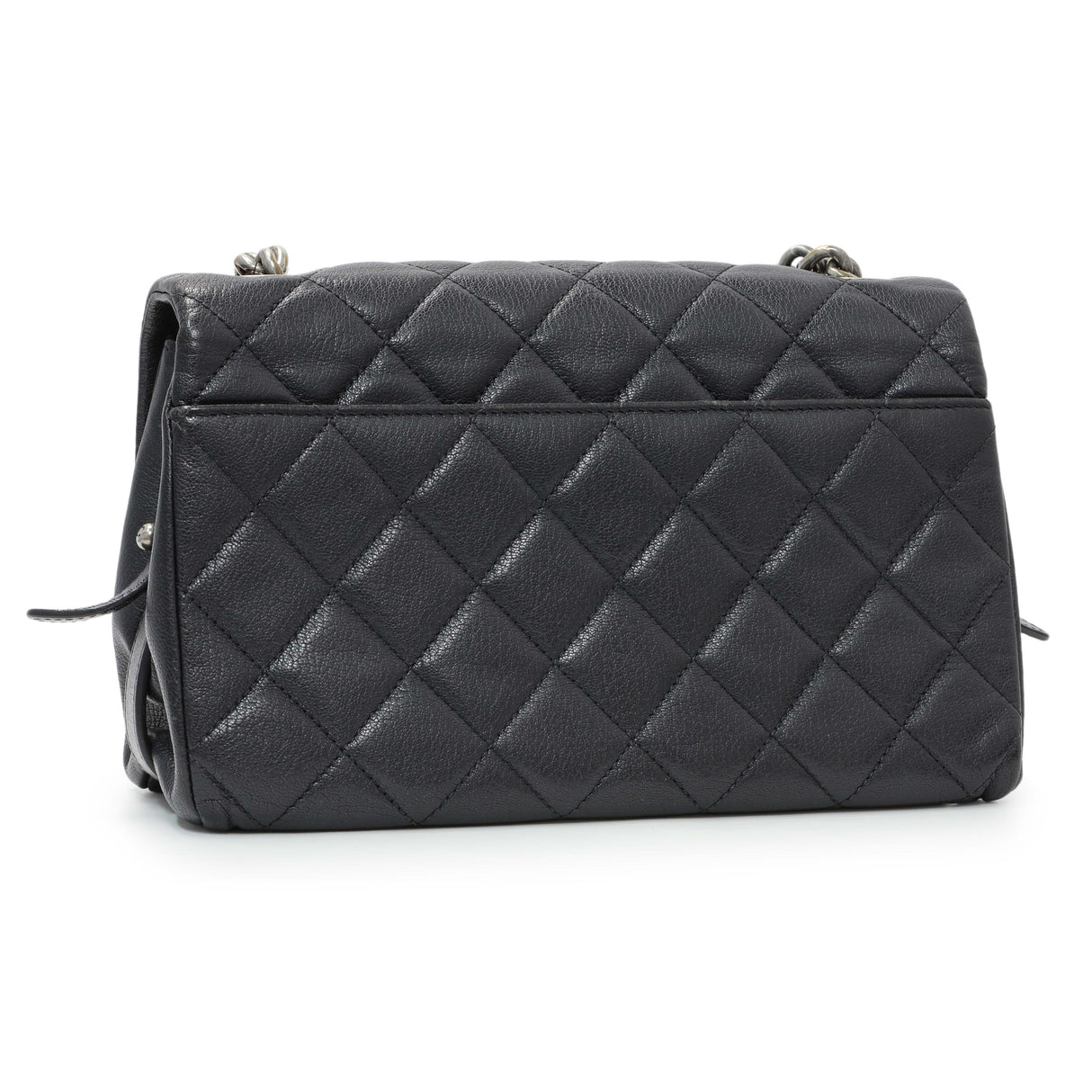 -temp- Chanel Black Calfskin Mumbai Flap Bag Entrupy#8MW4CY2 Modaselle