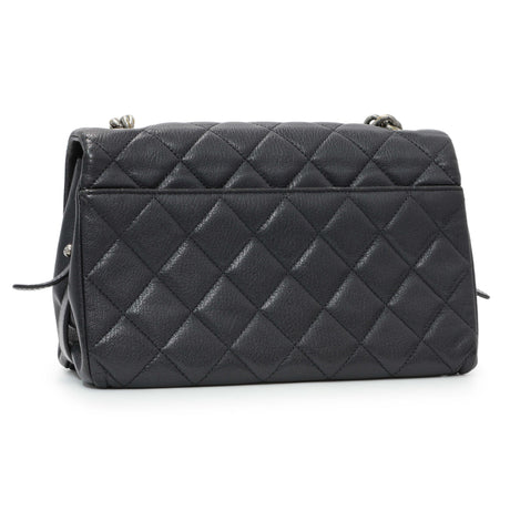 Chanel Black Calfskin Mumbai Flap Bag Handbags Chanel