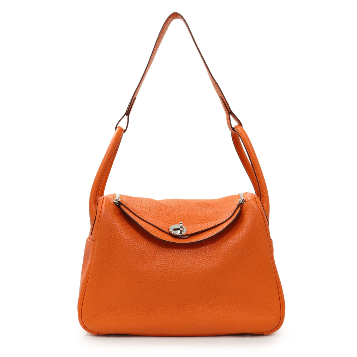 -6 items Mon Aug 24 ⬆️- Hermes Orange Clemence Lindy 30 Handbags Hermes