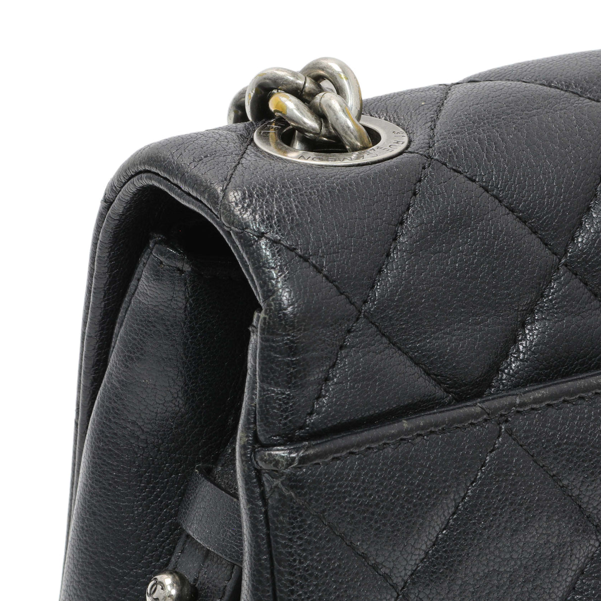 -temp- Chanel Black Calfskin Mumbai Flap Bag Entrupy#8MW4CY2 Modaselle