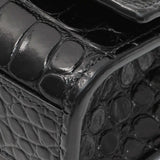 Saint Laurent Calfskin Crocodile Embossed Small Classic Monogram Kate Satchel Handbags Saint Laurent