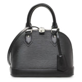 Louis Vuitton Black Epi Alma BB with Strap Handbags Louis Vuitton
