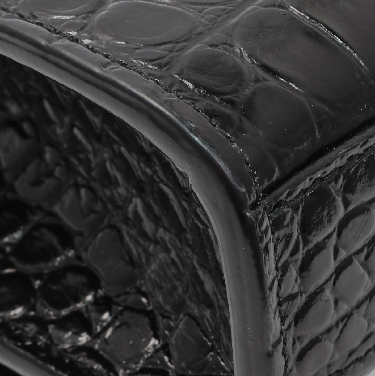 Saint Laurent Calfskin Crocodile Embossed Small Classic Monogram Kate Satchel Handbags Saint Laurent