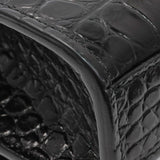 Saint Laurent Calfskin Crocodile Embossed Small Classic Monogram Kate Satchel Handbags Saint Laurent