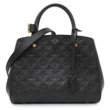 Louis Vuitton Black Empreinte Montaigne MM Handbags Louis Vuitton
