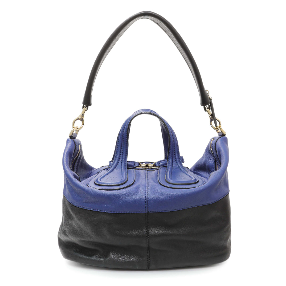 Givenchy Black Blue Calfskin Medium Nightingale Handbags Givenchy