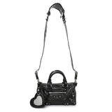 Balenciaga Black Agneau Arena Neo Cagole Mini Handbags Balenciaga