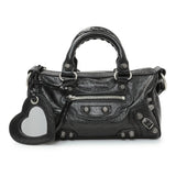 Balenciaga Black Agneau Arena Neo Cagole Mini Handbags Balenciaga