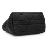 Prada Black Re-Nylon Padded Double Handled Zip Tote Handbags Prada