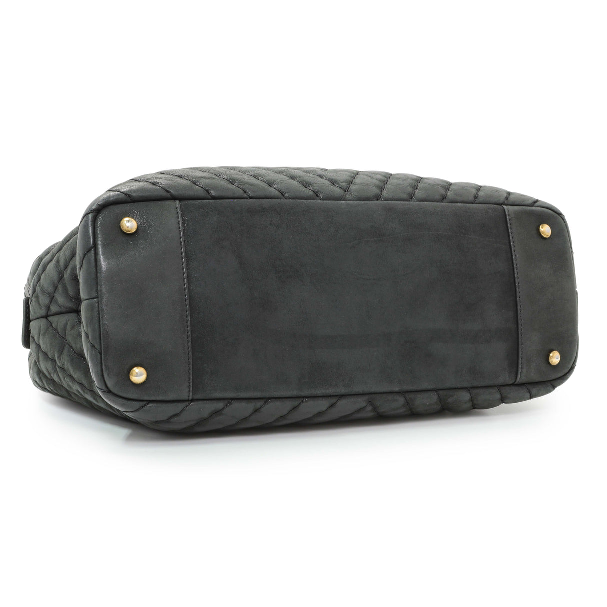 Chanel Dark Green Iridescent Calfskin Surpique Tote Handbags Chanel