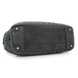 Chanel Dark Green Iridescent Calfskin Surpique Tote Handbags Chanel