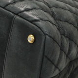 Chanel Dark Green Iridescent Calfskin Surpique Tote Handbags Chanel