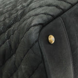 Chanel Dark Green Iridescent Calfskin Surpique Tote Handbags Chanel