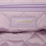 Chanel Purple Quilted Shiny Calfskin 22