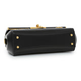 Dolce & Gabbana Black Calfskin Small Marlene Crossbody Handbags Dolce & Gabbana