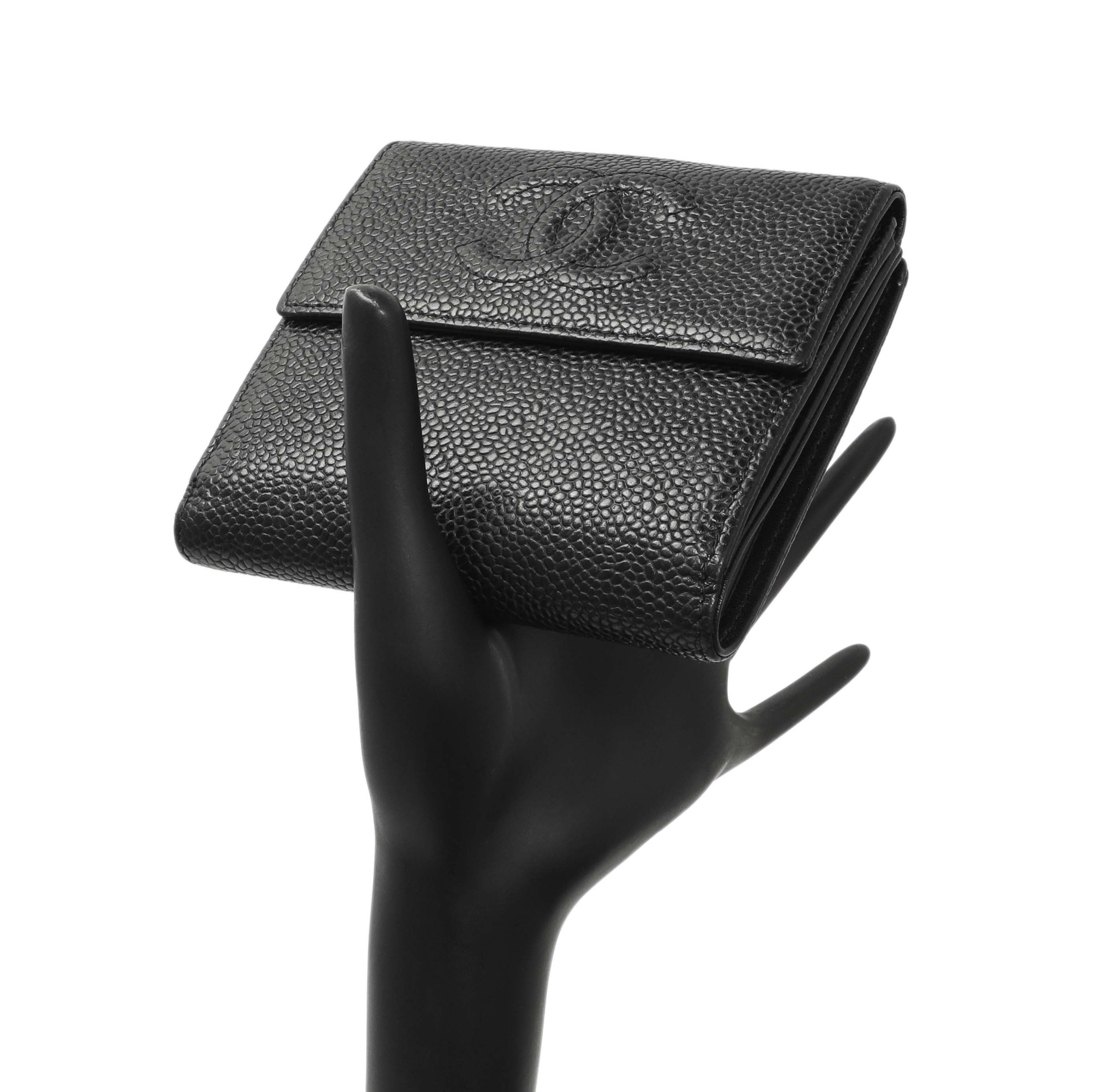 CHANELタイムレスCCウォレット Chanel Black Caviar Timeless CC Compact Wallet – Modaselle
