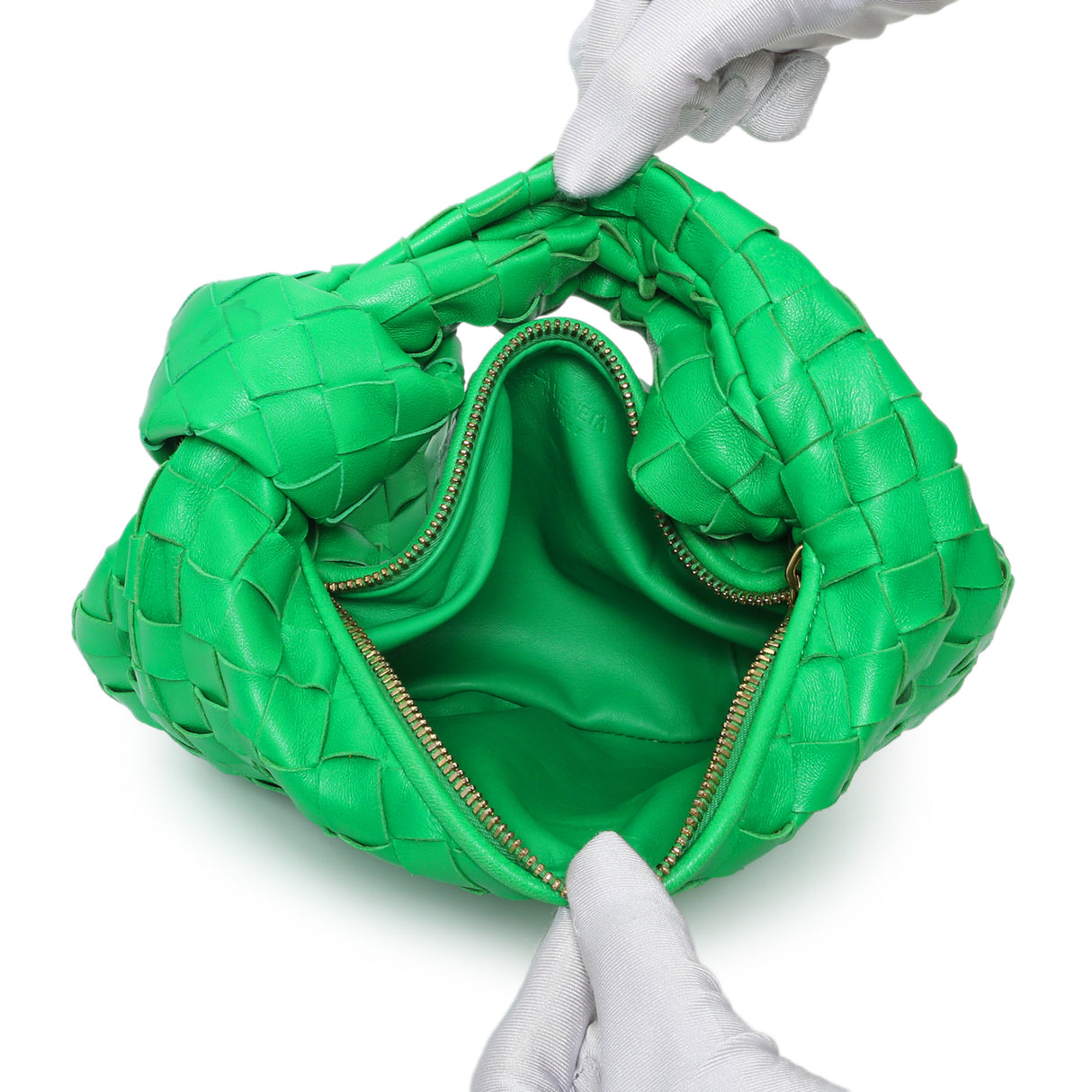 Bottega Veneta Parakeet Nappa Intrecciato Mini Jodie Handbags Bottega Veneta