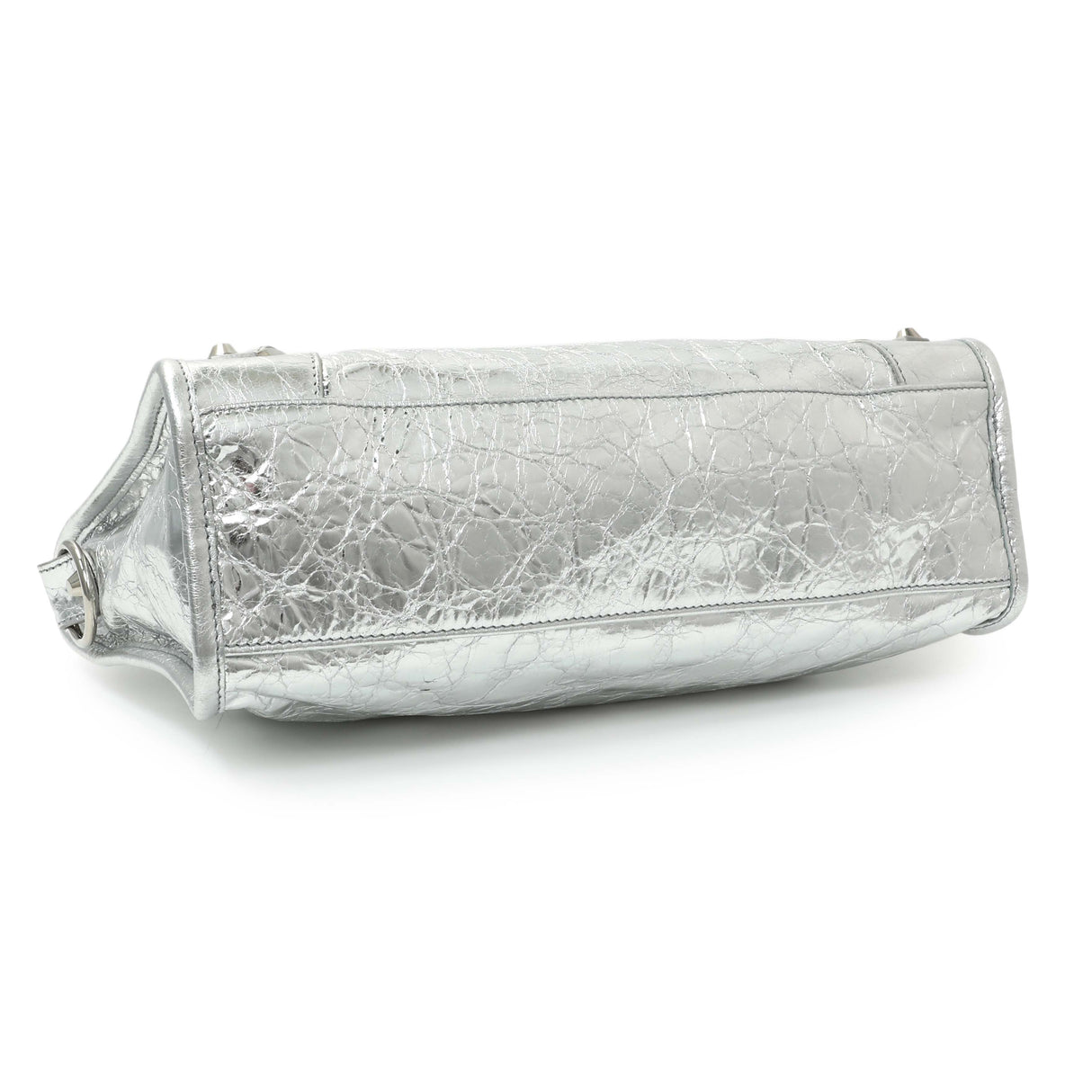 Balenciaga Silver Agneau Small Le City Handbags Balenciaga