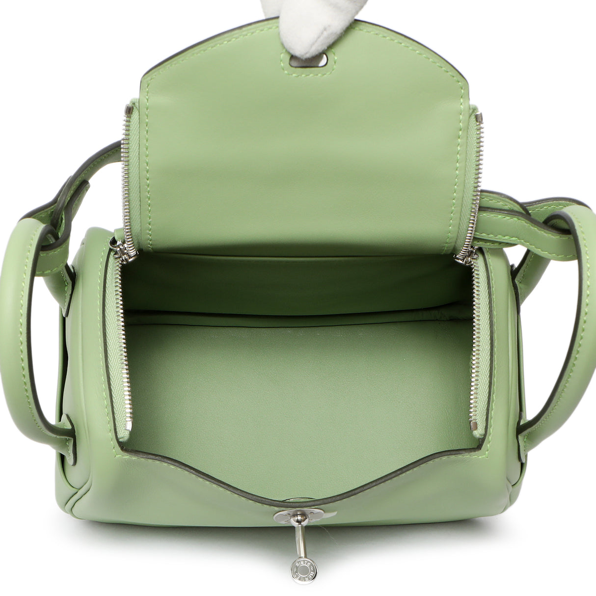 Hermes Vert Criquet Swift Mini Lindy 20