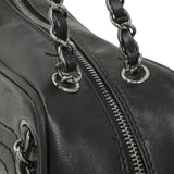 Chanel Black Lambskin Lax Tassel Shoulder Bag Handbags Chanel
