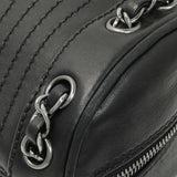 Chanel Black Lambskin Lax Tassel Shoulder Bag Handbags Chanel