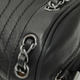 Chanel Black Lambskin Lax Tassel Shoulder Bag Handbags Chanel