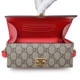 Gucci GG Supreme Monogram Moon Calfskin Love Valentines Day Padlock Case Handbags Gucci