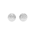 14K White Gold Diamond Cut Ball Stud Earrings Fine Jewellery Modaselle