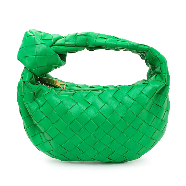 Bottega Veneta Parakeet Nappa Intrecciato Mini Jodie Handbags Bottega Veneta