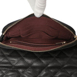 Chanel Black Caviar Quilted Flap Phone Holder With Chain