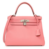 Hermes Rose Azalee Evercolor Kelly Retourne 28