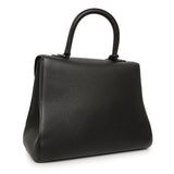 Delvaux Black Grained Calfskin Brillant MM