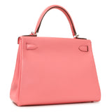 Hermes Rose Azalee Evercolor Kelly Retourne 28