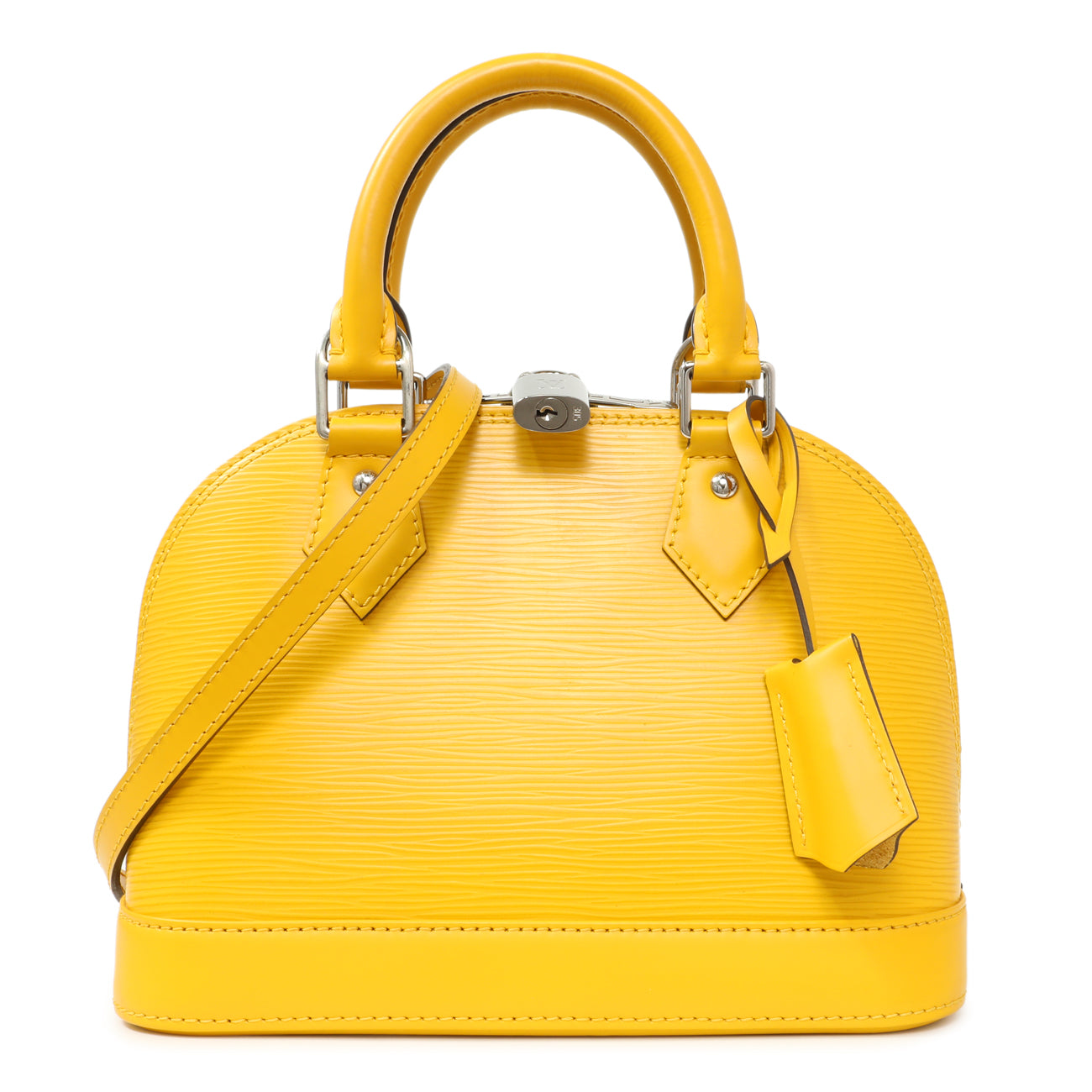 LOUIS VUITTON イエロー アルマBB エピレザー　ハンドバッグ Louis Vuitton Yellow Epi Alma BB – Modaselle