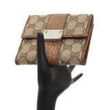 Gucci Monogram Compact Flap Wallet Accessories Gucci