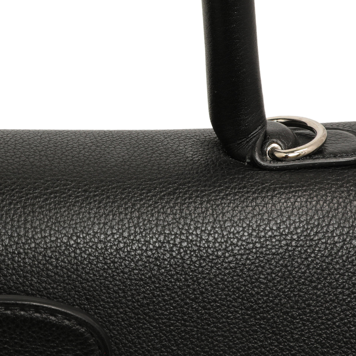 Delvaux Black Grained Calfskin Brillant MM