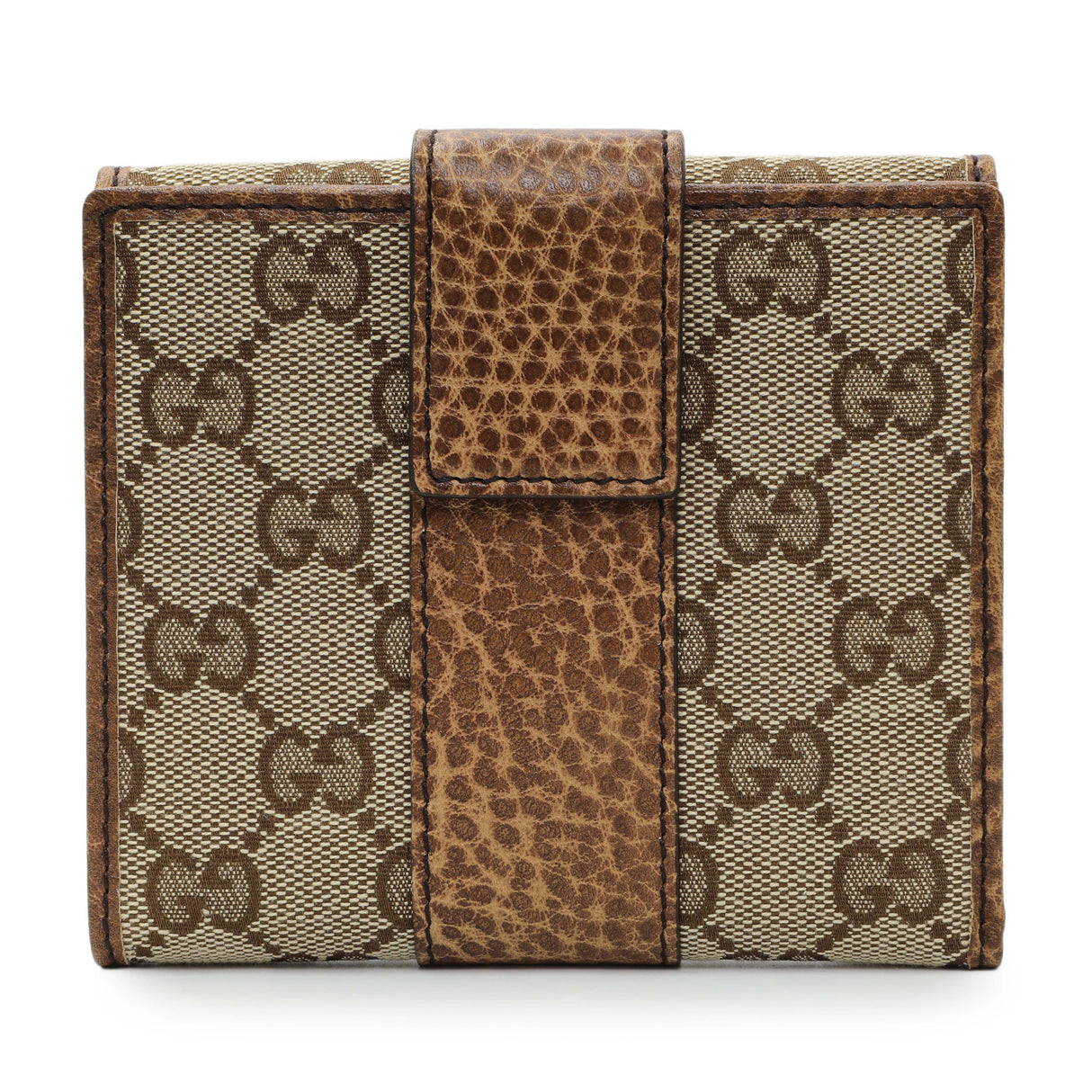 Gucci Monogram Compact Flap Wallet Accessories Gucci