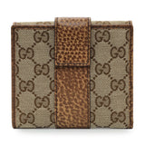 Gucci Monogram Compact Flap Wallet Accessories Gucci