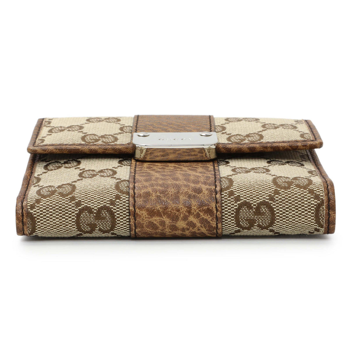 Gucci Monogram Compact Flap Wallet Accessories Gucci