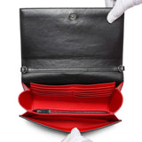 Christian Louboutin Black Calfskin Paloma Clutch Handbags Christian Louboutin