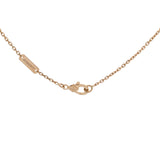 Van Cleef & Arpels 18K Rose Gold Diamond Obsidian Vintage Alhambra Pendant Necklace Designer Jewellery Van Cleef and Arpels