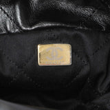 Chanel Black Shiny Calfskin Quilted Mini Chanel 22 Handbags Chanel