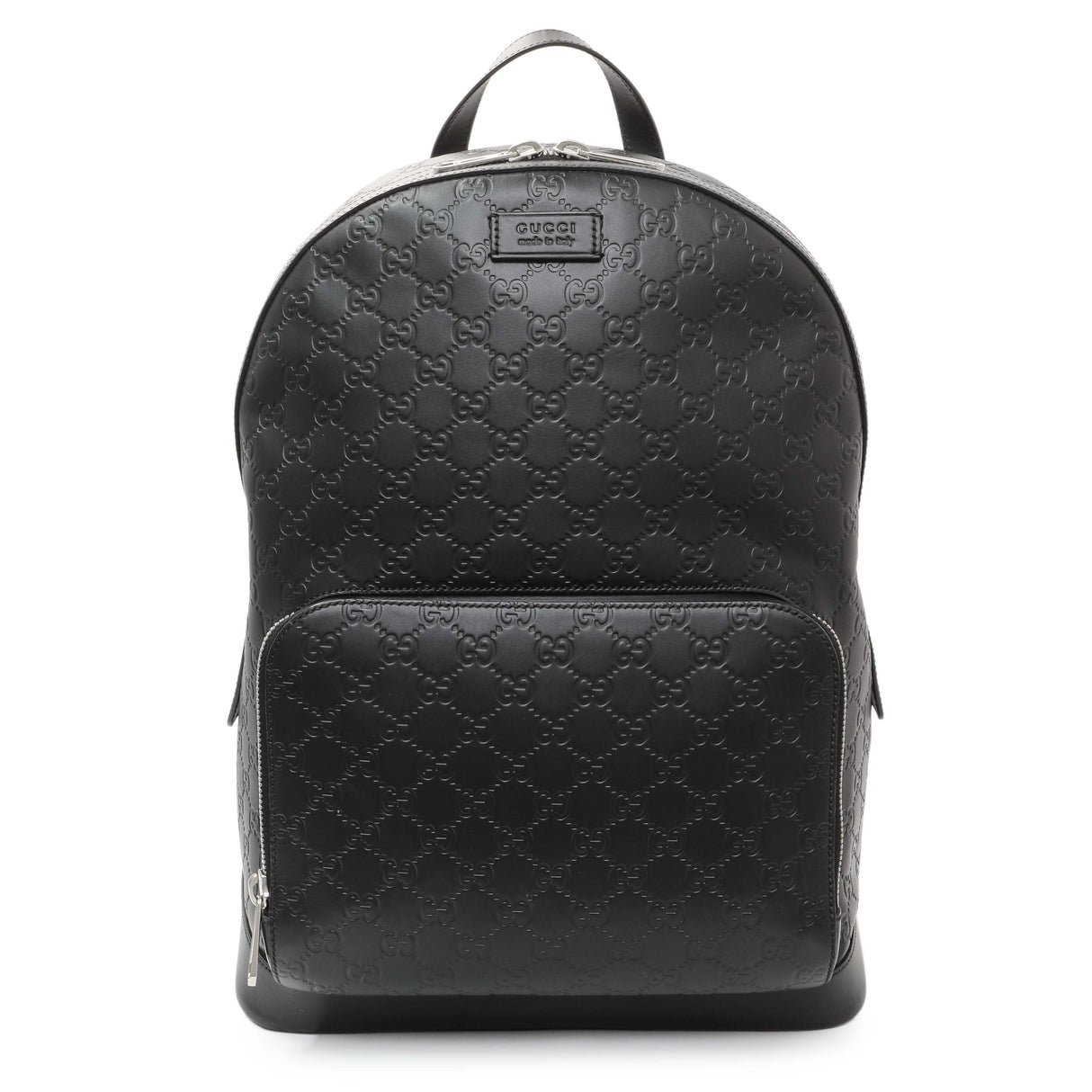 Gucci Black Guccissima Signature Day Backpack Handbags Gucci