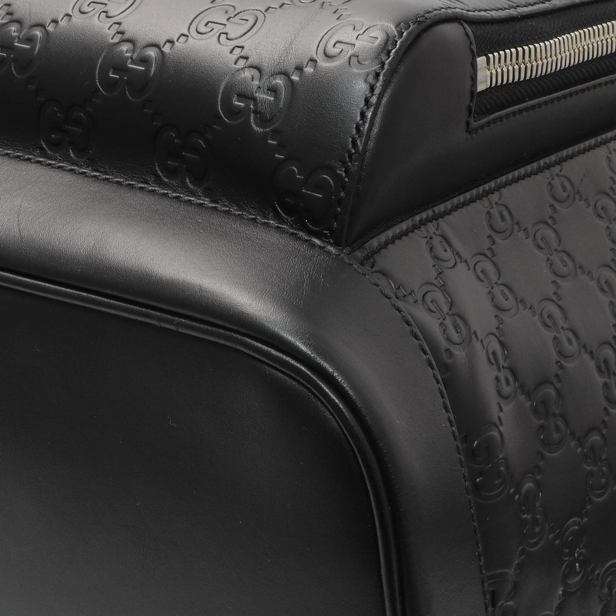 Gucci Black Guccissima Signature Day Backpack Handbags Gucci