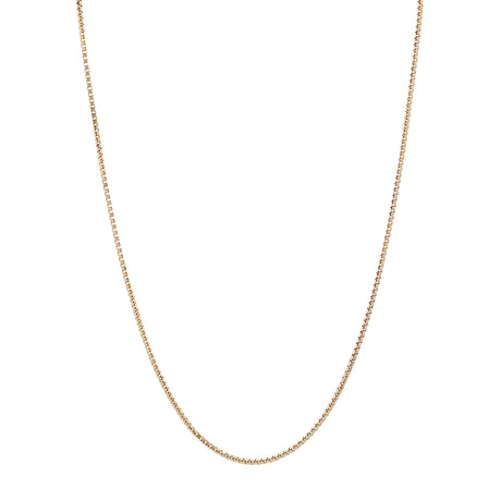 10K Yellow Gold Box Link Chain Fine Jewellery Modaselle