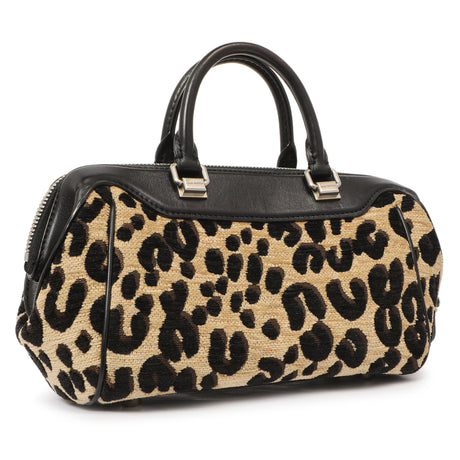 Louis Vuitton Jacquard Velvet Leopard Print Stephen Sprouse Baby Bag