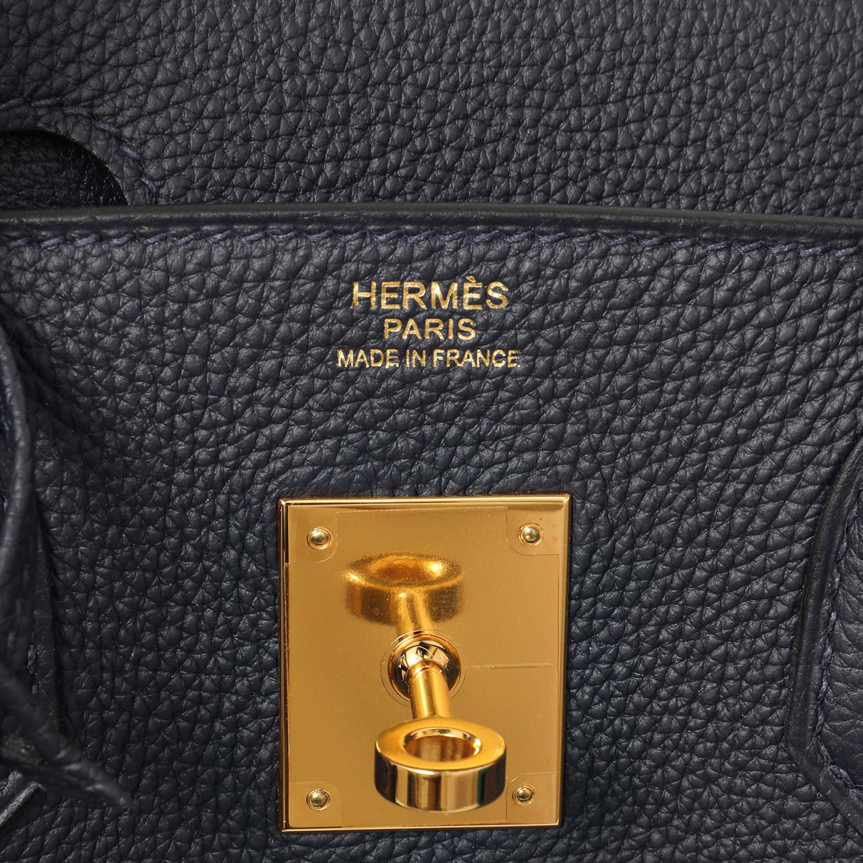 Hermes Bleu Nuit Togo Birkin 30