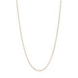 10K Yellow Gold Paperclip Chain Fine Jewellery Modaselle