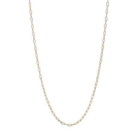10K Yellow Gold Paperclip Chain Fine Jewellery Modaselle